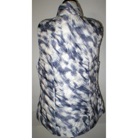 New $168 Athleta Womens White Gray Vest XXS Warm NWT 00 0 2 Featherdry 800 Fill - Picture 3 of 8